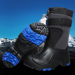 botas de nieve de invierno para hombre botas impermeables botas de pesca al aire libre botas deportivas (1)