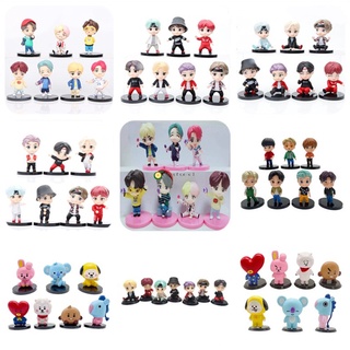 7 pzas set De cantantes Para niños coreanos lindo Figura De juguete Pvc Figura De acción colección De juguetes Para Amigos regalos Modelo regalo