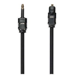 Mini Cable De Audio Óptico SPDIF De 2 M De Enchufe De 3.5 Mm/Línea De Fibra Óptica (3)