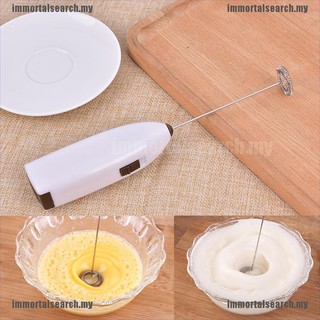 immo mini batidor eléctrico de café mezclador de espuma de leche espumador de huevo batidor de herramientas de cocina