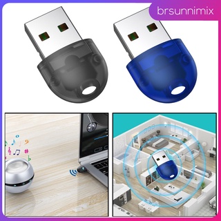 [Brsunnimix] receptor transmisor Bluetooth USB para PC/TV, Bluetooth 5.0 Dongle, adaptador Bluetooth 2 en 1 Plug & Play Low
