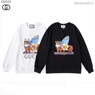 GUCC Classic Tiger butterfly pattern Men And Women Fashion Cotton Sweatshirts Sports Casual Long Sleeve Crew Neck Coat Unisex