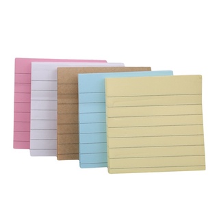 papel kraft línea horizontal libro de notas color caramelo cuadrado mensaje nota n veces post (1)