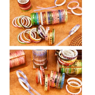 Peony 20 rollos de cuenta nacional de mano Morandi serie de sellado adhesivo cinta Collage decoración bronceadora Material creativo trajes de papelería decorativa (7)