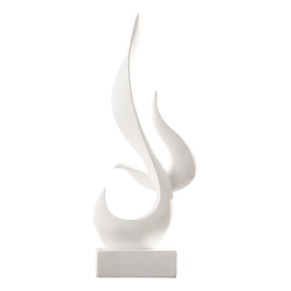 [New Arrivals] Modern Minimalist Abstract Sculpture Flame-Shaped Ornaments Hotel Living Room Wine Cabinet Display Table Centerpieces Sculpture