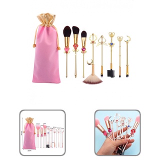 [Tninguly] Uniform Shading Makeup Brush Anime Makeup Brushes Set Tools Kit Wands Style for Female (1)