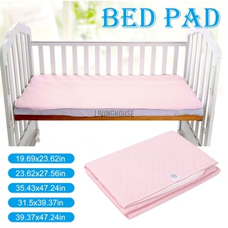 Nuevas almohadillas de cama de 5 tamaños para incontinencia lavable impermeable almohadillas para adultos niños mascotas