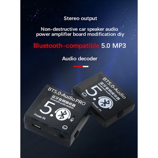 mini receptor de audio compatible con bluetooth 5.0 receptor de audio bt5.0 pro mp3 sin pérdidas reproductor inalámbrico estéreo amplificador de música módulo con caso amor