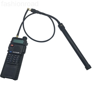Reemplazo para Baofeng UV-5R UV-82 UV-9R Walkie Talkie antena abreviatura AR-152 AR-148 SMA-hembra Cable extensible Coaxial fashionroad