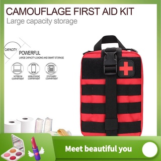 kit de primeros auxilios de viaje al aire libre bolsa de cintura táctica acampar (3)