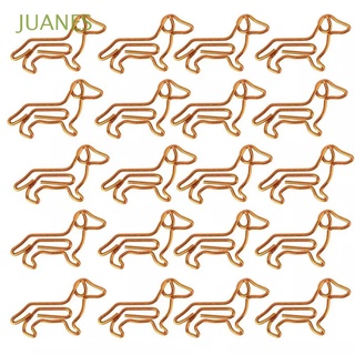 juanes forma animal dachshund creativo oro clip de papel clips de papel abrazaderas lindo personalización de dibujos animados en forma especial de oro marcapáginas clip