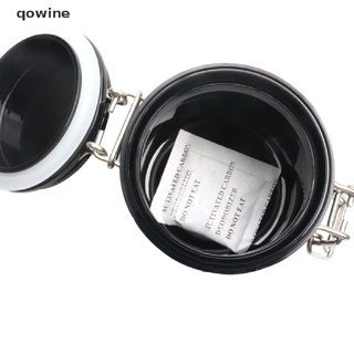Qowine 1pc Eyelash Glue Storage Tank Container Adhesive Stand Activated Carbon Sealed CL