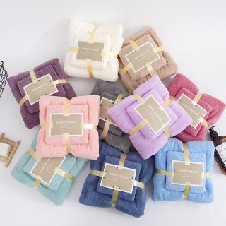 toalla de baño absorbente de terciopelo coral para adultos toalla de baño juego de toallas de baño suave y cómodo