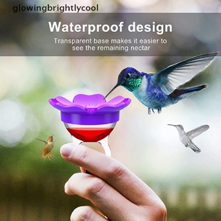 [gbc] alimentador de anillos de colibríes, alimenta a colibríes en tu patio trasero, intimidad y naturaleza: [glowingbrightlycool]