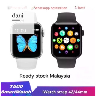 T500 Smart Watch personalizado fondo de pantalla Bluetooth llamada pantalla completa Touch Smartwatch con Monitor de frecuencia cardíaca