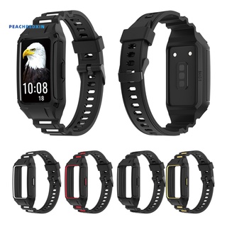 Watch Band One-piece Soft TPU Watch Strap Case Full Frame Protector for Huawei Band 6/for Huawei Honor Band 6