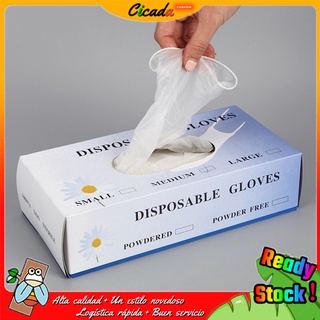 Disposable Vinyl Gloves, 50 Size Medium Non Sterile, Powder Free, Latex Free - Medical Examination Gloves, Cleaning Supplies, Kitchen and Food Safe - Ambidextrous