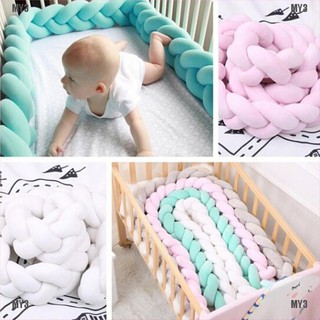 {My3} almohada de nudo suave para bebé de 1 m/2 m/cojín de cama decorativo para cuna trenzada