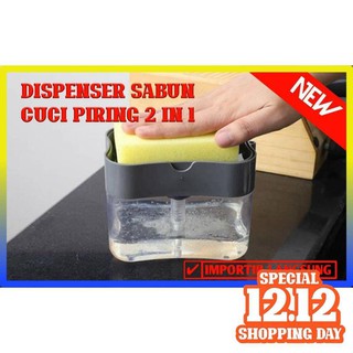 Soporte de bomba de jabón esponja/dispensador de jabón para lavar platos para cocina - 100251