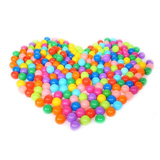 ✨Havash✨ Venta niños colorido divertido plástico suave océano bola conjunto bebé juguete alrededor de 100 bolas PE Color mezclado (8)
