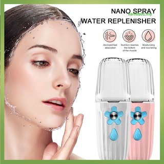 Nano spray hidratante mini hidratante instrumento de belleza al vapor instrumento de cara de mano humidificador facial