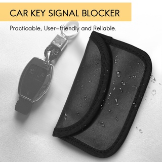 llave de coche bloqueador de señal caso [paquete de 2] mini bolsa de faraday para llaves de coche entrada sin llave guardia señal bloqueo bolsa bolsa segura bloqueo de señal faraday jaula accesorios de seguridad