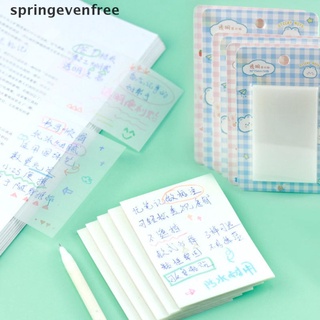spef notas adhesivas transparentes con rasguños pegatinas adhesivas simple autoadhesivas sin papel