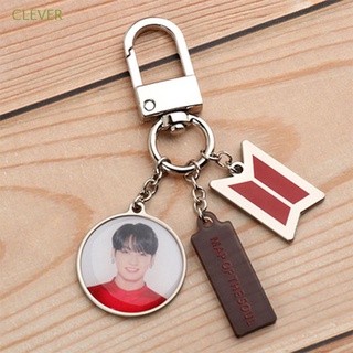 CLEVER RM Keychain Keyring ON:E ONE BTS Avatar Pendant KPOP SUGA Metal HD PHOTO MAP OF THE SOUL