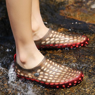 hombres y mujeres sandalias transpirable playa agua zapatos kasut pareja cómodo zuecos casual zapatos (1)