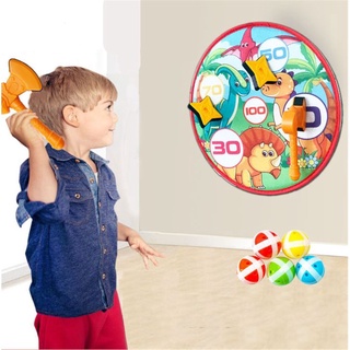 la de dibujos animados juguetes deportivos telas dardo tablero conjunto niño bola objetivo juego para niños (1)