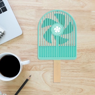 creativo ventilador de verano ventilador de refrigeración de aire mini ventilador usb recargable escritorio verano