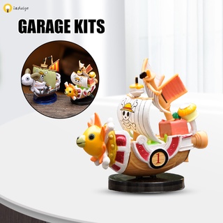[IUG] One Pieces Going Merry Thousand Sunny PVC Model Ship Anime Model Toy for Kid Adult 7cm Tall