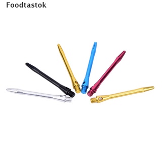 [Foodtastok] 5pcs new darts shafts colourful aluminum dart shafts dart stems throwing toy .