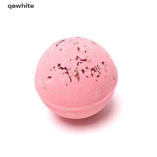 qawhite 1pc 60g burbuja bomba de baño spa bola de sal exfoliante hidratante baño sal jabón cl