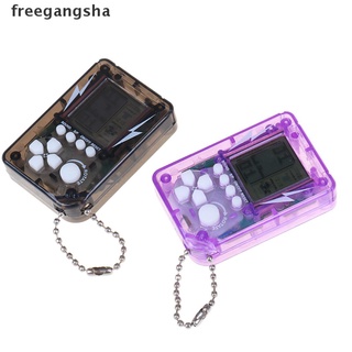[freegangsha] mini máquina de juegos clásica de mano nostálgica de ladrillo consola de juegos con llavero grdr (3)