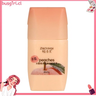 ♚ Peaches Moisturizing Hand Cream Anti Chapping Hand Skin Care Lotion 60g