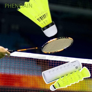 PHENOAIN 3/6/12Pcs Homehold Badminton Shuttlecocks Indoor Plastic Nylon Stable Outdoor Durable Sports Training Balls (1)