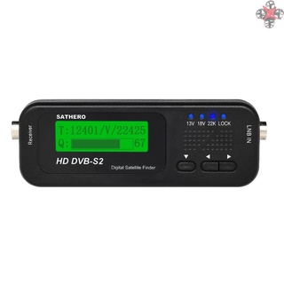 Sat SH-100HD medidor de señal DVB-S/S2 HD Digital TV buscador de señal receptor LCD Dispaly