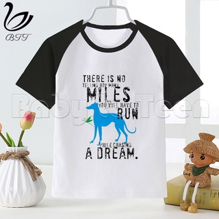 Chico camisas galgo perro Animal mascota divertido niños camiseta para niños ropa de manga corta moda divertida camisetas Top impreso camisetas