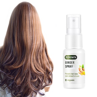 huyunbu 20ml jengibre crecimiento del cabello esencia hidratante anti pérdida del cuero cabelludo tratamiento líquido