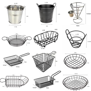 shanhaoma Mini French Fries Basket Food Bucket Snack Potato Chips Barrel Container Tableware (5)