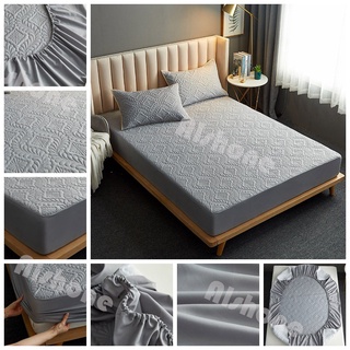 sábana bajera ajustable impermeable para cama individual/queen/king/super king size (3)