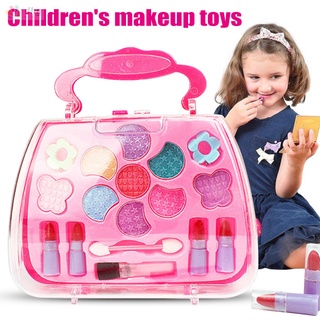Princesa juguetes niña maquillaje herramientas conjunto maleta cosmética pretender juego Kit niños (1)