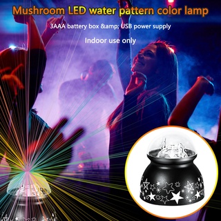 lámpara led colorida con proyección de mar/lámpara giratoria usb