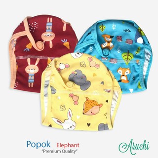 Aruchi pañales de tela para bebé, diseño de elefante