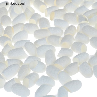 [jinkeqcool] 100 pzs/juego de bolas de seda de cocoons de seda facial para el cuidado de la piel/blanqueamiento caliente