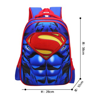 3d Spiderman americano capitán Superman Batman childrens schoolbag Iron Man (4)
