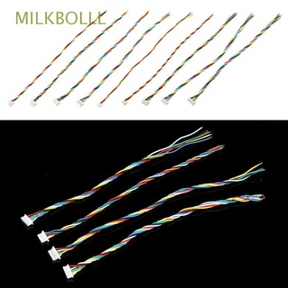 MILKBOLLL 5Pcs High Quality Electronic Line DIY Terminal Plug Wire Cable Connector JST 3/4/5/6/7Pin 15cm Soft Silicone SH1.0 1.25 Single Connect