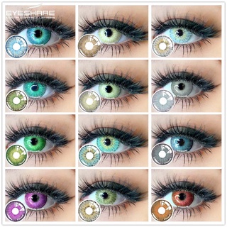 Eyeshare lente 1 par de lentes de contacto de colores de la serie New York Pro para ojos Cosplay lentes de Color (1)