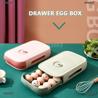 [Mine] Cajón tipo huevo caja de almacenamiento refrigerador caja de almacenamiento fresco mantener bola de masa caja